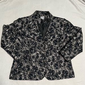 Chico’s Collared Floral Blazer